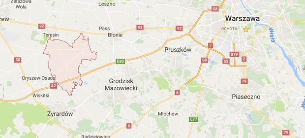 To tutaj ma powstać Centralny Port Komunikacyjny. Baranów jest około 45 km od centrum Warszawy