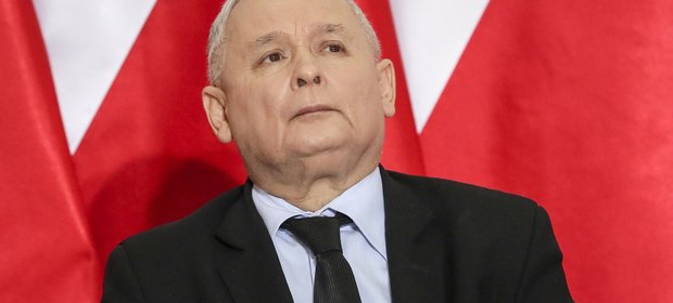Jarosław Kaczyński był gościem TVP zaraz po "Wiadomościach".