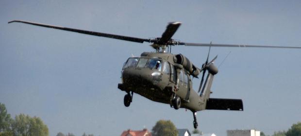 Na zdjęciu UH-60M Black Hawk podczas pokazów Radom Air Show.