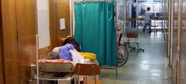 Szpital na Banacha sprzed paru lat. Pacjentów już na korytarzach nie ma, ale oddziały wyglądają bardzo podobnie.
