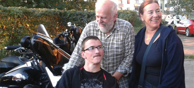 Pan Jerzy z synem i żoną (zdjecie publikujemy za zgodą rodziny)