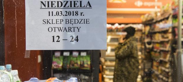 Za otwarcie sklepu w niedzielę może grozić nawet 100 tys. zł mandatu