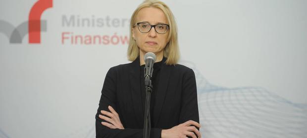 Minister finansów Teresa Czerwińska nadzoruje aparat skarbowy państwa.