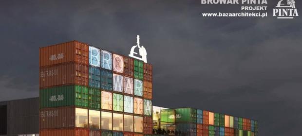 Kontenery sprawią, że budynek będzie przyciągał wzrok