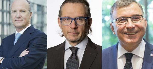 Joao Bras Jorge (po lewej) zarobił w ub.r. najwięcej z wszystkich czynnych prezesów banków w Polsce. Za nim plasują sie prezesi mBanku i PKO BP.